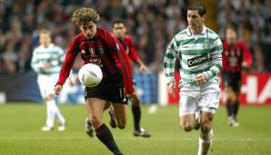 Platz 16: Jackie McNamara (Celtic Glasgow) - Gesamtstärke: 85 in FIFA 05. 2005 verließ der Schotte den Klub, nachdem Gehaltsverhandlungen scheiterten. Bei den Wolves, seinem neuen Klub, riss er sich das Kreuzband. Davon erholte er sich nie vollständig.