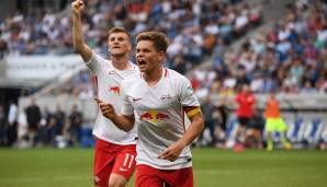 Die Premiere endet 2:2. Kapitän Dominik Kaiser, bereits seit 2012 in Leipzig an Bord, trägt sich als erster Bundesligatorschütze des jungen Vereins ein. Wie Förderer Rangnick hat auch er eine Hoffenheimer Vergangenheit.