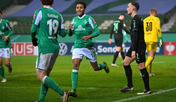 Werder Bremen setzte sich im Achtelfinale gegen die SpVgg Greuther Fürth durch.