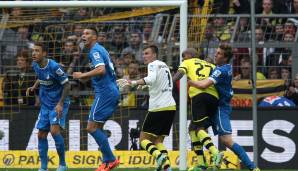 KEVIN GROßKREUTZ beim Bundesligaspiel zwischen Borussia Dortmund und der TSG 1899 Hoffenheim am 18. Mai 2013 (Endstand: 1:2).