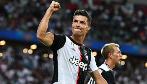 PLATZ 2: Cristiano Ronaldo (Juventus Turin, Manchester United). 76 Tore. 93 Spiele.