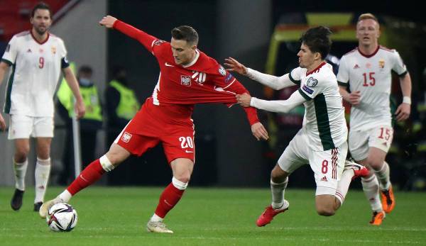 Für Polen (rot) zählt heute in der WM-Qualifikation gegen Ungarn nur ein Sieg.