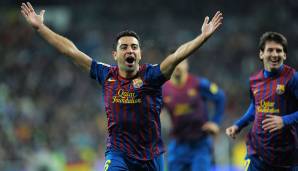 XAVI: Wer an Barcelona denkt, denkt natürlich an Xavi. Aus der Barca-Jugend stammend gewann er alles, was es zu gewinnen gab. Nur kam er aufgrund eines Mitspielers nie so richtig für den Ballon d'Or in Frage.