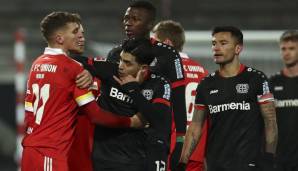 NADIEM AMIRI: Leverkusens Jonathan Tah beklagte nach dem Spiel gegen Union Berlin in einem Fernsehinterview rassistische Beleidigungen gegen seinen Mitspieler Nadiem Amiri.