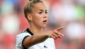 Giulia Gwinn will mit der deutschen Nationalmannschaft den EM-Titel gewinnen.