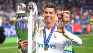 Cristiano Ronaldo gewann die Champions League fünfmal - einmal mehr als Messi.