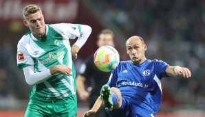 In der Bundesliga bezwang Werder den FC Schalke in der Hinrunde 2:1.