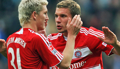 Bastian Schweinsteiger, Lukas Podolski