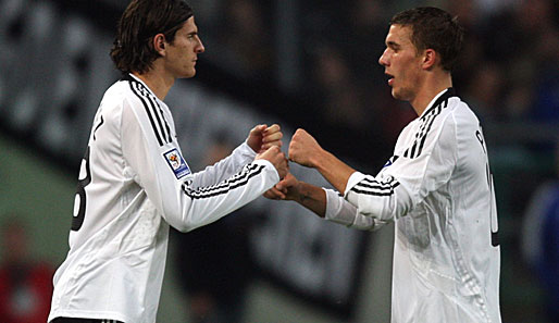 Beide Kandidaten bei Real Madrid: Mario Gomez und Lukas Podolski