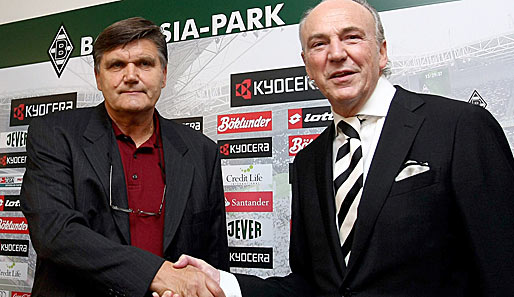 Die Macher bei Borussia M'gladbach: Hans Meier (li.) und Rolf Königs