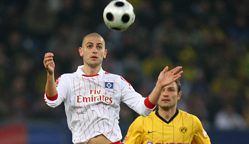 Mladen Petric erzielte gegen Borussia Dortmund seinen vierten Saisontreffer für den Hamburger SV