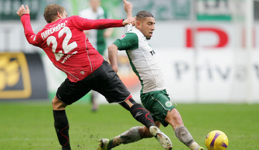 Wolfsburgs Ashkan Dejagah erzielte in dieser Saison zwei Treffer