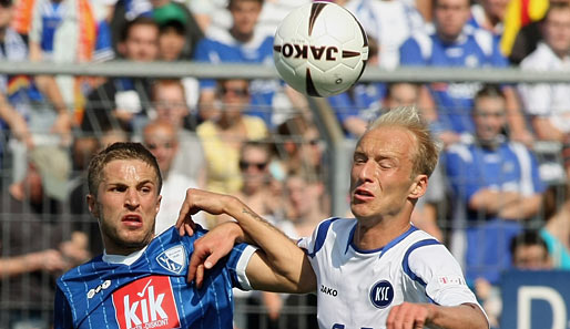 Der KSC gewann das Hinspiel gegen Bochum mit 1:0