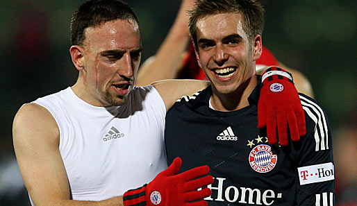 Franck Ribery und Philipp Lahm haben es als einzige Bundesligaspieler in die FIFA-Elf geschafft