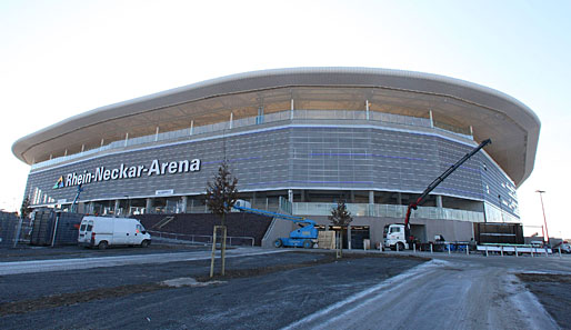 Die neue Rhein-Neckar-Arena in Sinsheim