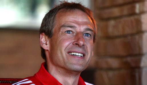 Jürgen Klinsmann ist mit seiner bisherigen Zeit bei den Bayern zufrieden