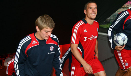 Der eine muss bleiben, der andere will gehen: Toni Kroos (l.) und Lukas Podolski