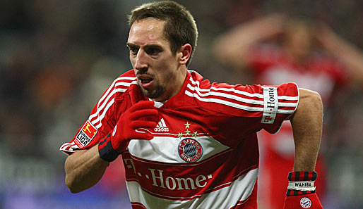 Franck Ribery spielt seit Juli 2007 für den FC Bayern München