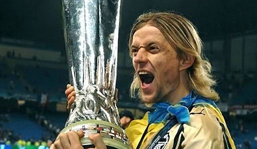Anatoli Tymoschtschuk holte 2008 mit Zenit St. Petersburg den UEFA-Pokal nach Russland