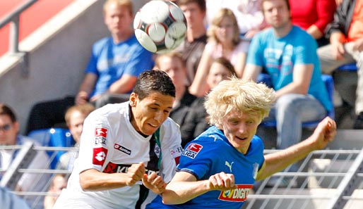 Das Duell der Aufsteiger entschied Hoffenheim in der Vorrunde mit 1:0 für sich