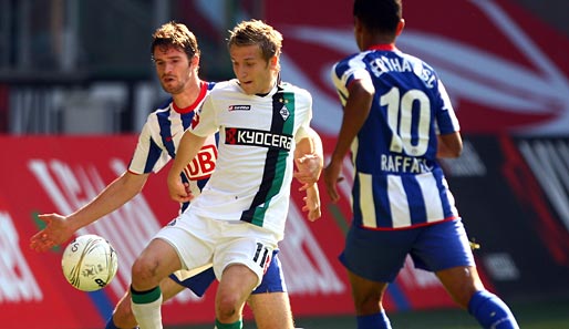 Durch einen Treffer von Kacar entführte die Hertha im Hinspiel alle drei Punkte aus dem Borussia-Park