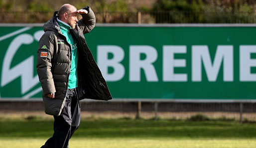 Blickt optimistisch in die Zukunft: Werder-Trainer Thomas Schaaf