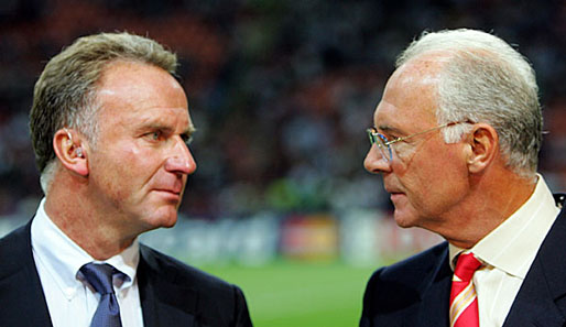 Wer wird Bayern-Coach? Beckenbauer (r.) und Rummenigge bevorzugen offenbar die große Lösung