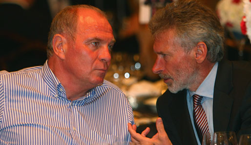 Paul Breitner (r.) ist seit 2007 Berater des Vorstands des FC Bayern München