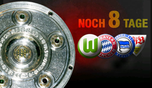 Vier Teams, ein Ziel: Wolfsburg, Bayern, Hertha und der VfB kämpfen um die Schale
