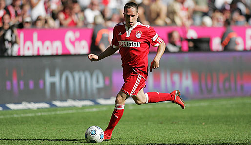 Franck Ribery erzielte in der abgelaufenen Saison in 25 Ligaspielen fünf Tore