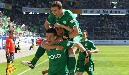 Zvjezdan Misimovic erzielte die frühe Wolfsburger Führung gegen Werder Bremen