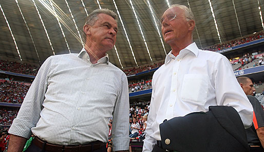 Die Karrieren von Ottmar Hitzfeld und Franz Beckenbauer sind eng mit dem FC Bayern verknüpft