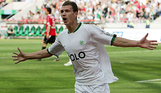 Jubelt Edin Dzeko auch im nächsten Jahr noch beim VfL Wolfsburg?
