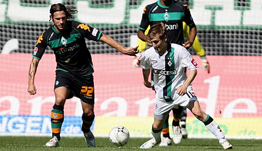 Marko Marin (r.) und Torsten Frings spielen ab der kommenden Saison gemeinsam für Werder Bremen