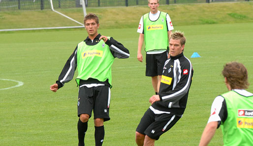 Roman Neustädter (l.) bestritt 16 Zweitligaspiele für Mainz und unterschrieb bis 2012 bei Gladbach