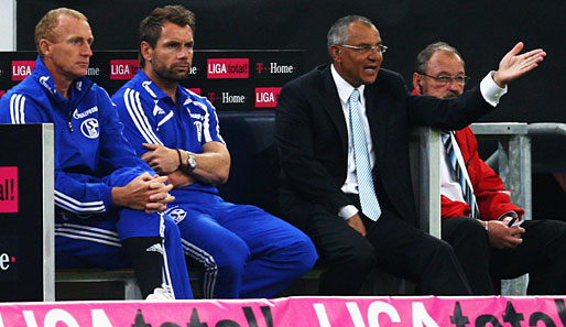 Felix Magath verlor sein erstes Heimspiel als Schalke-Trainer mit 0:1