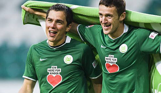 Eckpfeiler der Wolfsburger Meistermannschaft: Marcel Schäfer (l.) und Christian Gentner