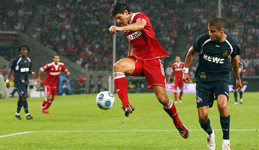 Mario Gomez erzielte beim Sieg gegen den 1. FC Köln den ersten Treffer