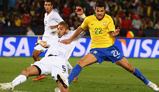 Nilmar machte bislang acht A-Länderspiele für die brasilianische Nationalmannschaft