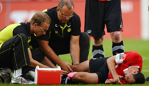 Sergio Pinto zog sich im Spiel gegen den FC Arsenal eine Meniskusverletzung im Knie zu