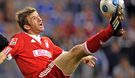 Thomas Müller hat beim FC Bayern München einen Vertrag bis 2011
