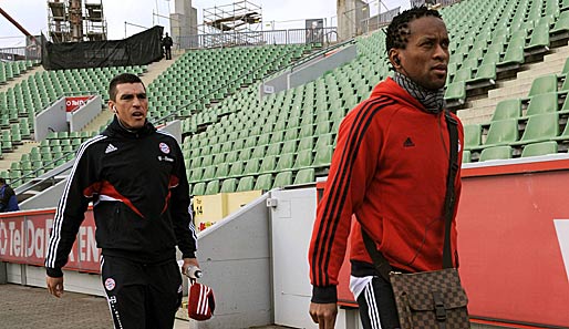 Samba ade: Lucio (l.) und Ze Roberto haben den FC Bayern in diesem Sommer verlassen