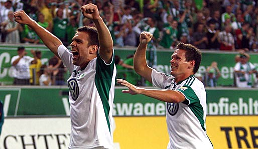 Wolfsburger Sieggaranten: Misimovic (l.) und Riether schafften es in die Top-11 des Spieltags