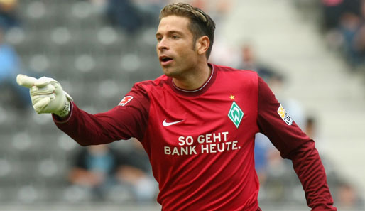 Torhüter Tim Wiese von Werder Bremen fand nach dem 0:0 gegen Hannover 96 klare Worte