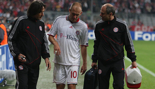 Arjen Robben stand in den vergangenen Wochen stets in der Startelf der Bayern