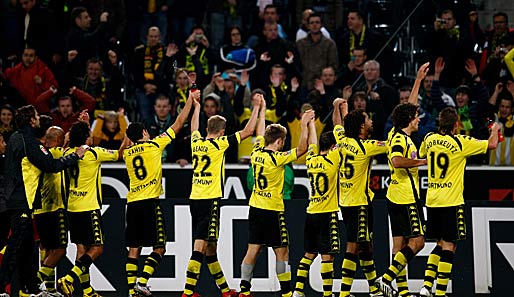 Borussia Dortmund steht nach dem Sieg gegen Mönchengladbach auf dem 12. Platz in der Tabelle