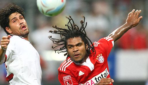 Breno (r.) kam im Januar 2008 für 12 Millionen Euro von Sao Paulo nach München