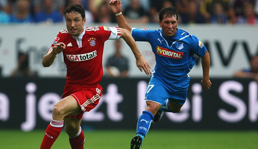 Mark van Bommel (l.) kam bislang nur am ersten Spieltag in der Bundesliga zu Einsatz