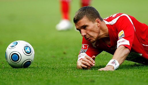 Tristesse in Köln: Nationalstürmer Lukas Podolski hat wenig Spaß beim FC