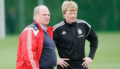 Oliver Kahn (r.) wird als Nachfolger von Uli Hoeneß im Management des FC Bayern gehandelt